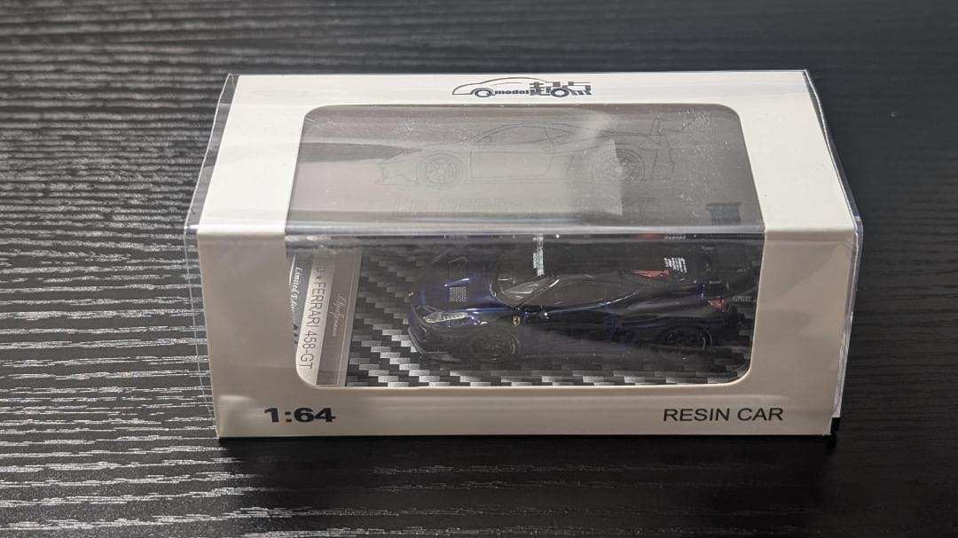 1/64 QIDIAN フェラーリ Ferrari LB 458 GT 青