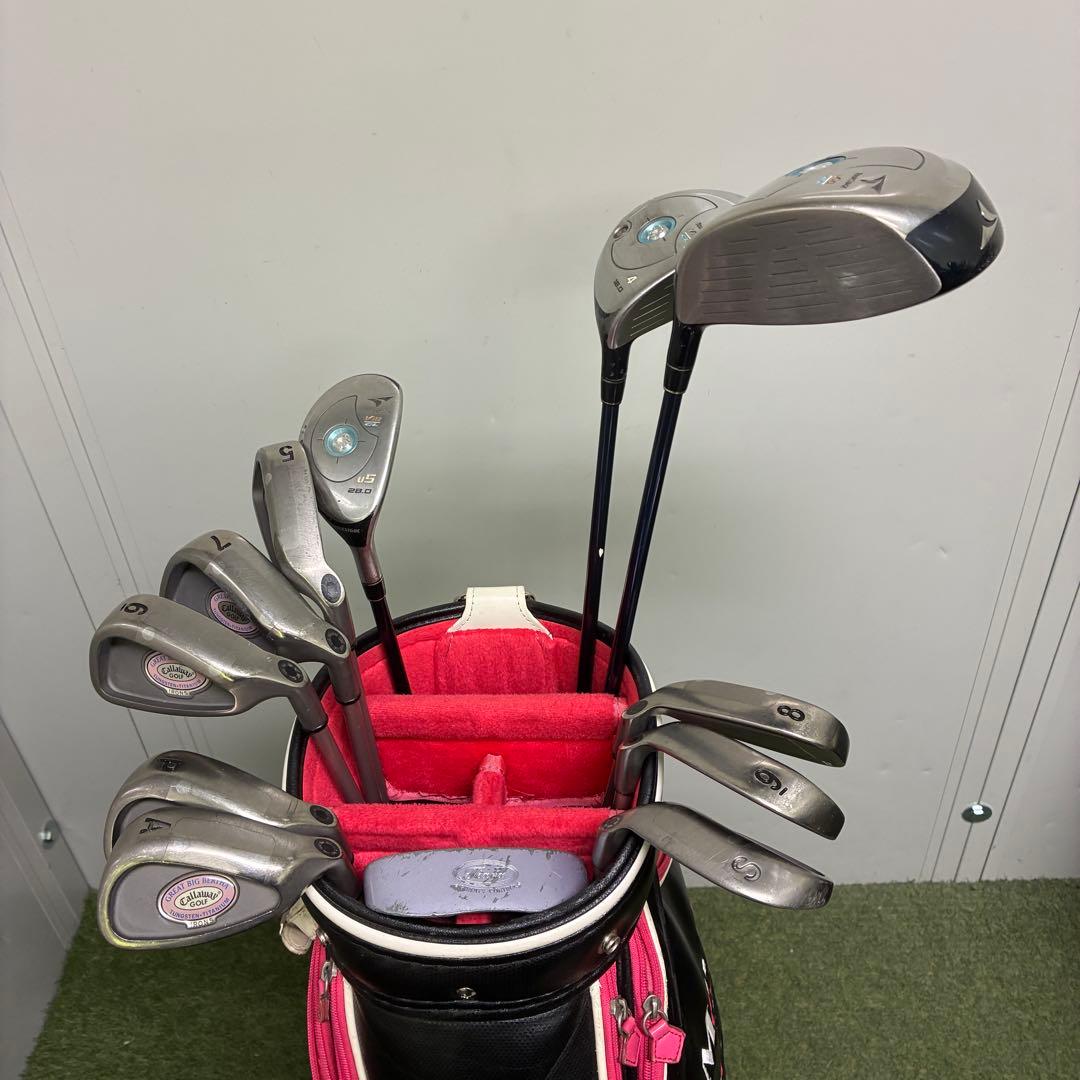 レディースゴルフクラブセット【Munsing wear】【Callaway】★