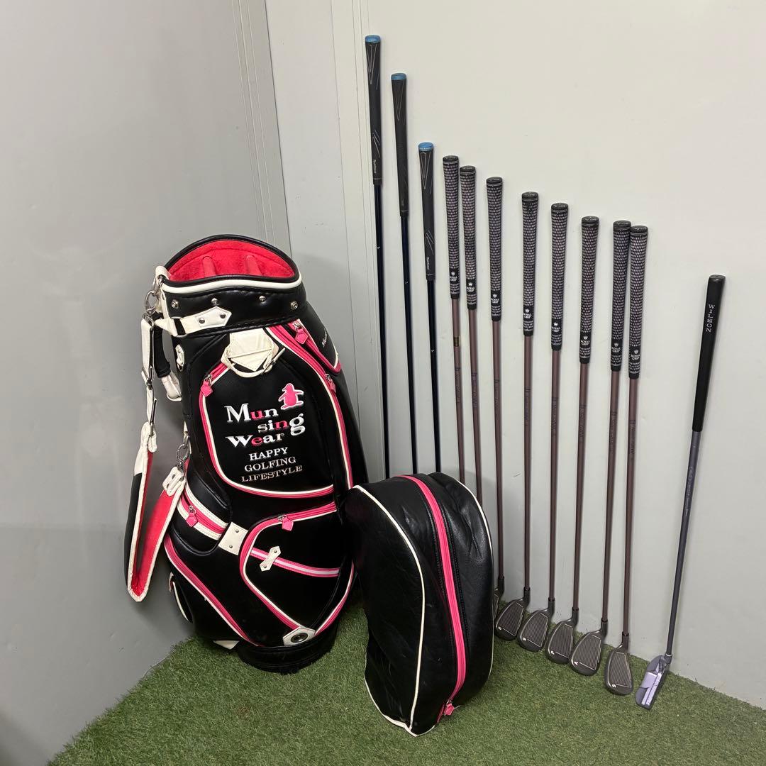 レディースゴルフクラブセット【Munsing wear】【Callaway】★