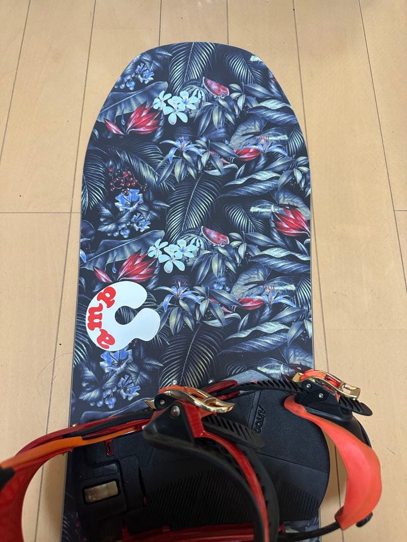 スノーボード DEVGURU 153cm ビンディング　BURTON sizeS