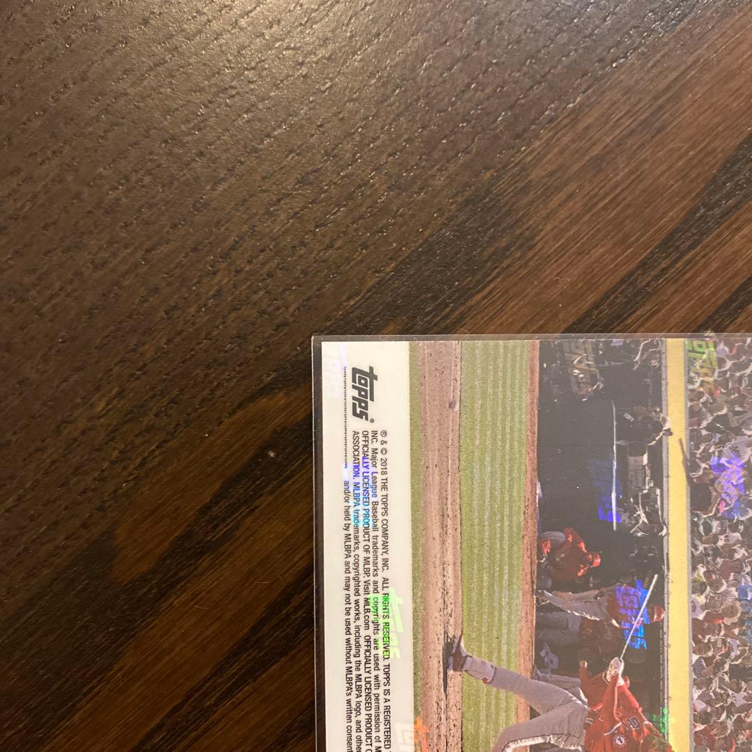 大谷翔平　ルーキーカード　初ヒット　日本語版