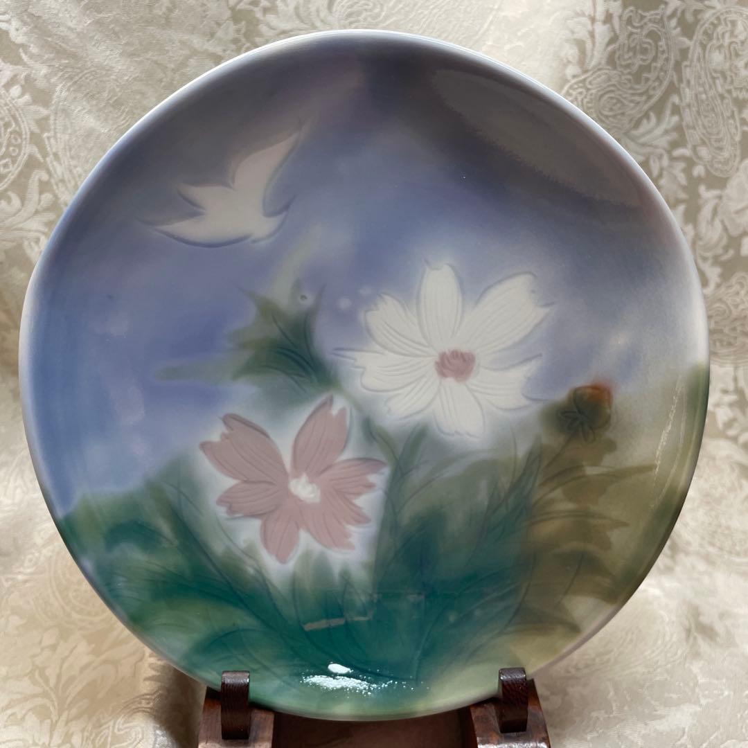 【秤屋苑子】皿　手描き　5枚　日本橋三越・銀座松屋 個展作家