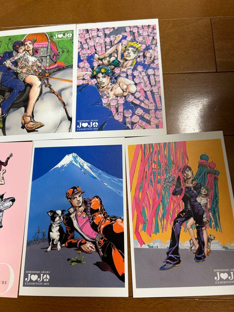 7枚セット　2012年　荒木飛呂彦原画展 ジョジョ展　ポストカード　少年ジャンプ