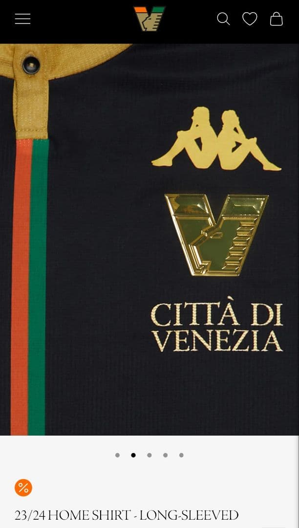 【ヴェネツィアFC】Lサイズ Kappa VeneziaFC 23/24長袖
