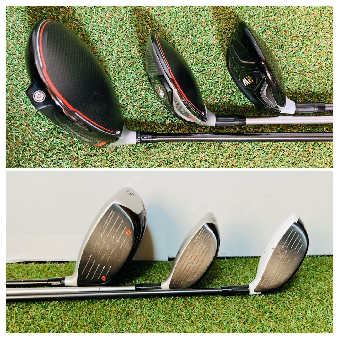 希少なレフティ ぶっ飛び TaylorMade M6 M2メンズ ゴルフセット