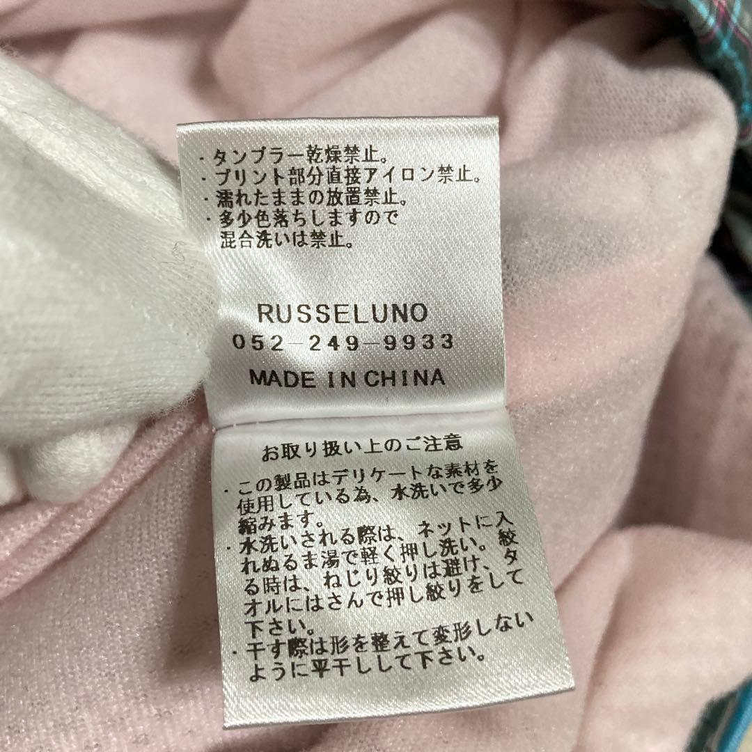 RUSSELUNO ラッセルノ ゴルフパンツ チェック 裏起毛 L