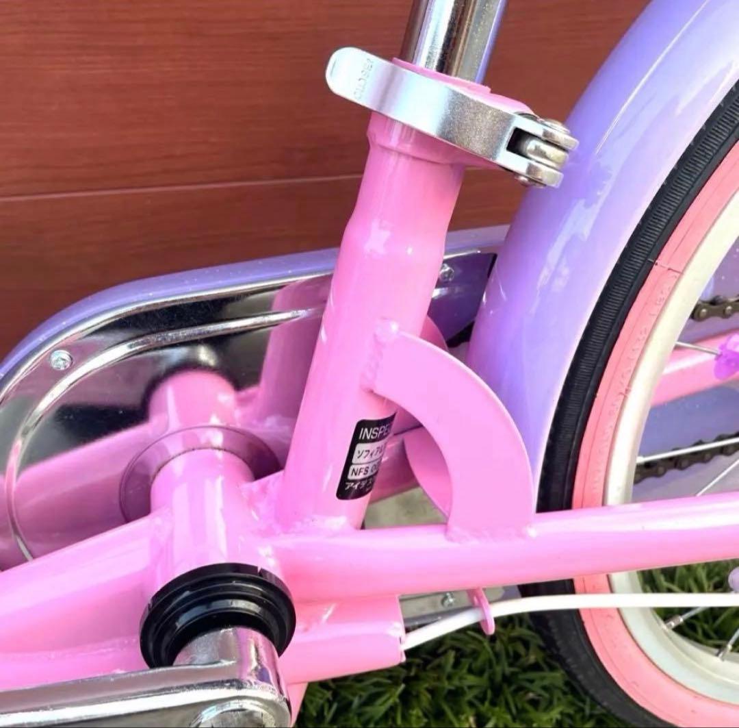 値下げ　ディズニー　ちいさなプリンセス ソフィア 18インチ　自転車　Sofia