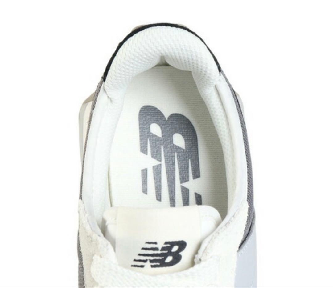 new balance 327 ブラック/ホワイトニューバランスメンズスニーカー