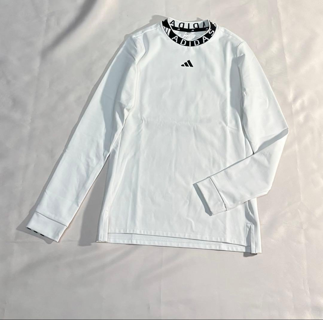 新品adidasゴルフジャガードシャツ　ダンボールニットスカート　モノトーン