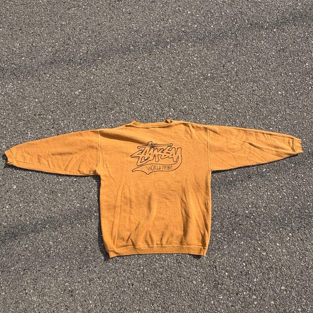 希少・80s】Stüssy ステューシー ヴィンテージスウェットマスタードカラー