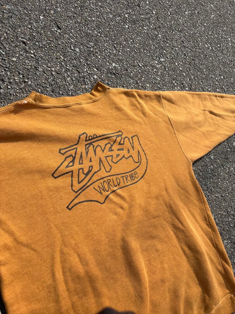 希少・80s】Stüssy ステューシー ヴィンテージスウェットマスタードカラー