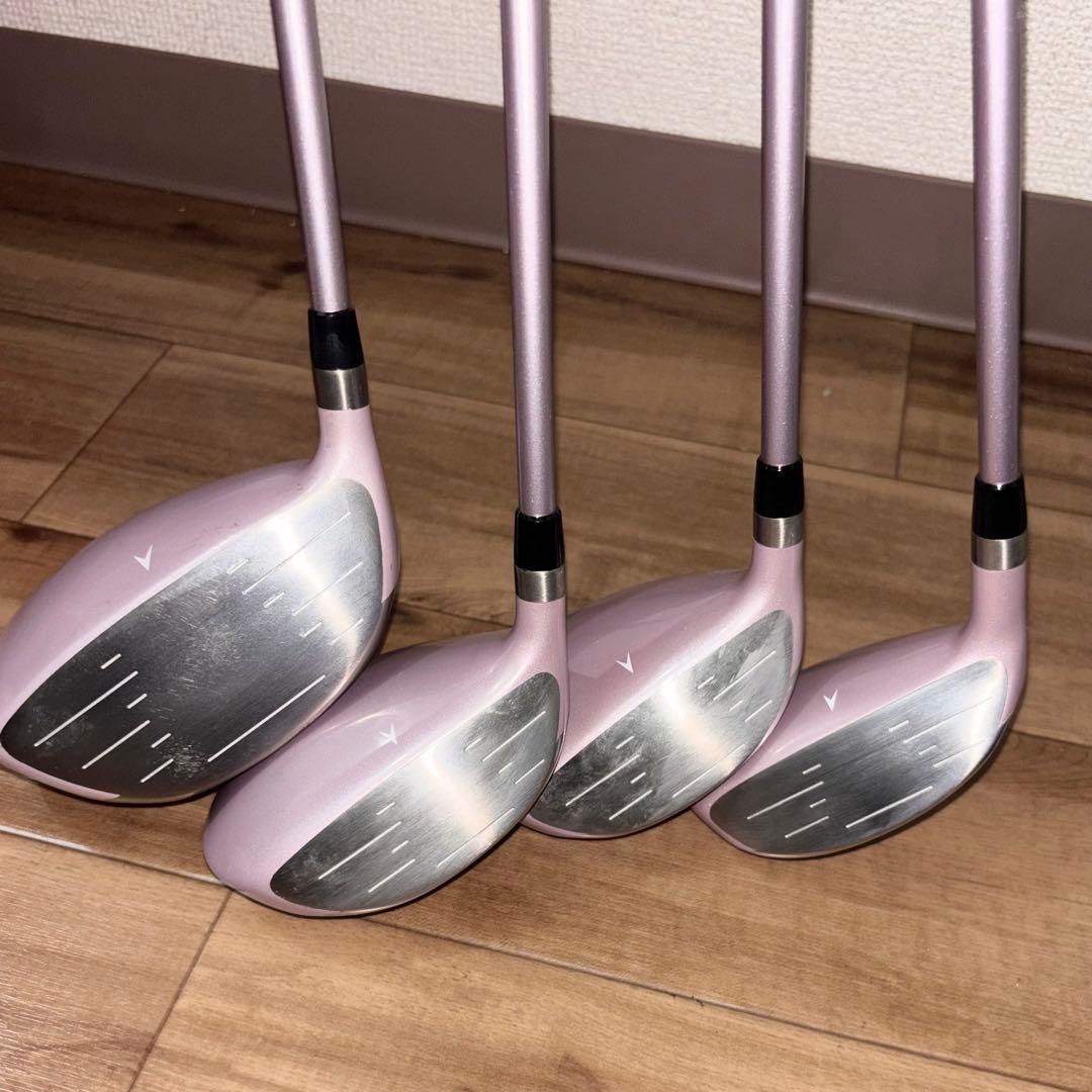 【豪華10本】Fitway レディース ゴルフセット Callaway バッグ