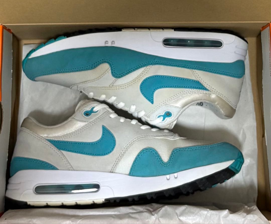 NIKE AIR MAX1 86 OG エアマックスターコイズブルー
