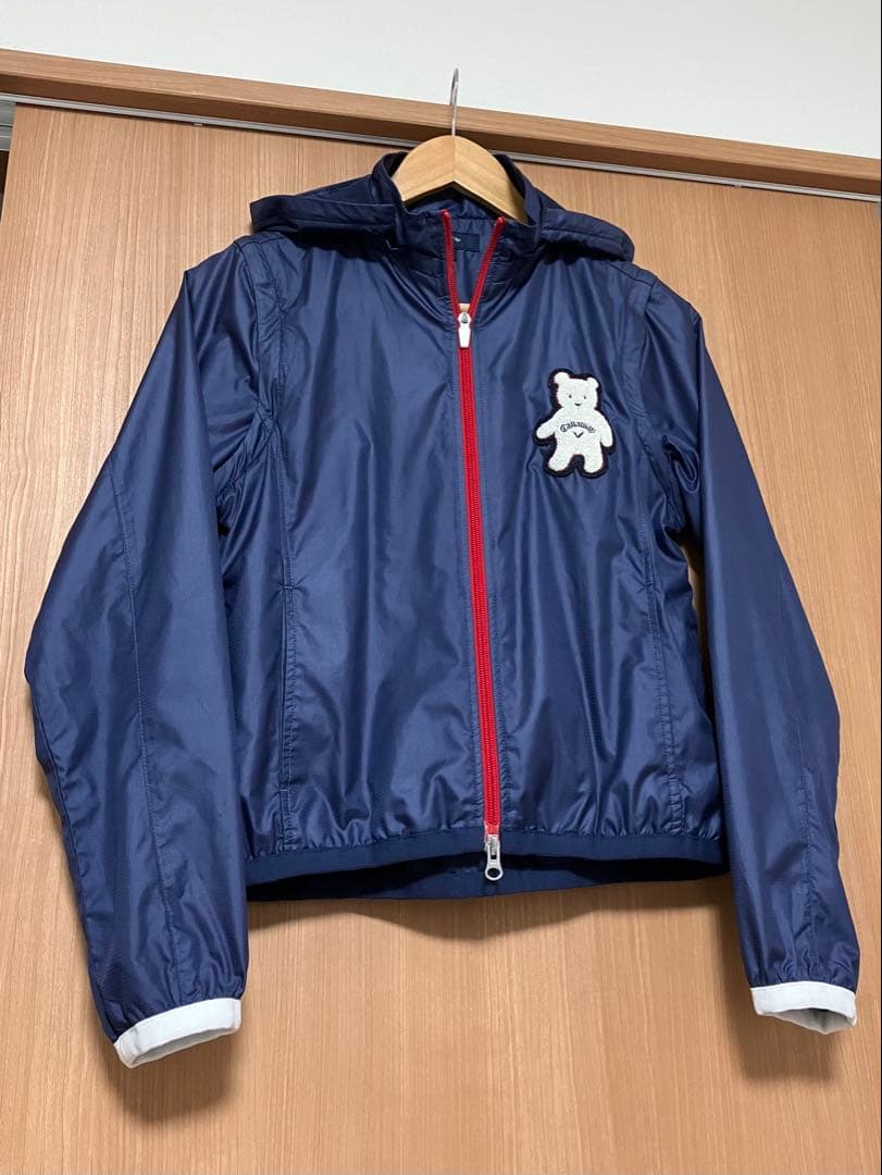 美品 Callaway 2way ジャケット ベスト フード ダブルジップ