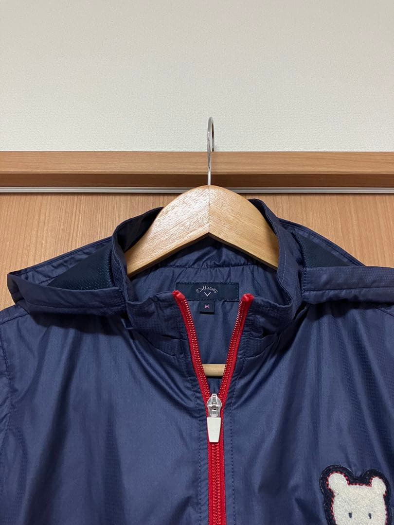 美品 Callaway 2way ジャケット ベスト フード ダブルジップ