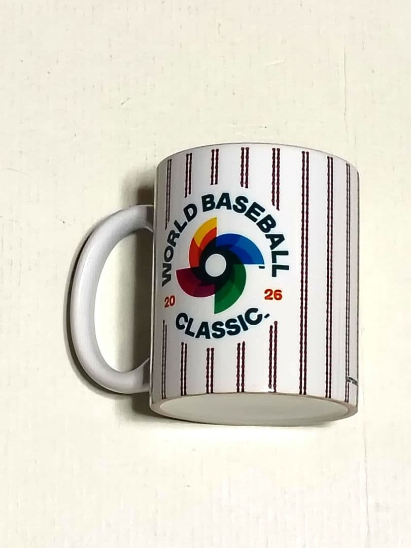 2026 WBC ユニフォーム柄マグカップ＋カラビナキーチェーン2種＋ステッカー