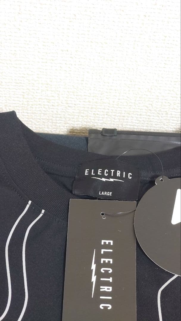 ELECTRIC × DRT DRY L/S TEE　Lサイズ　ブラック