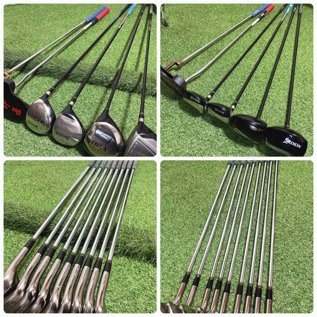 ゴルフを始める方にオススメ SRIXON他 メンズゴルフクラブ豪華15本セット
