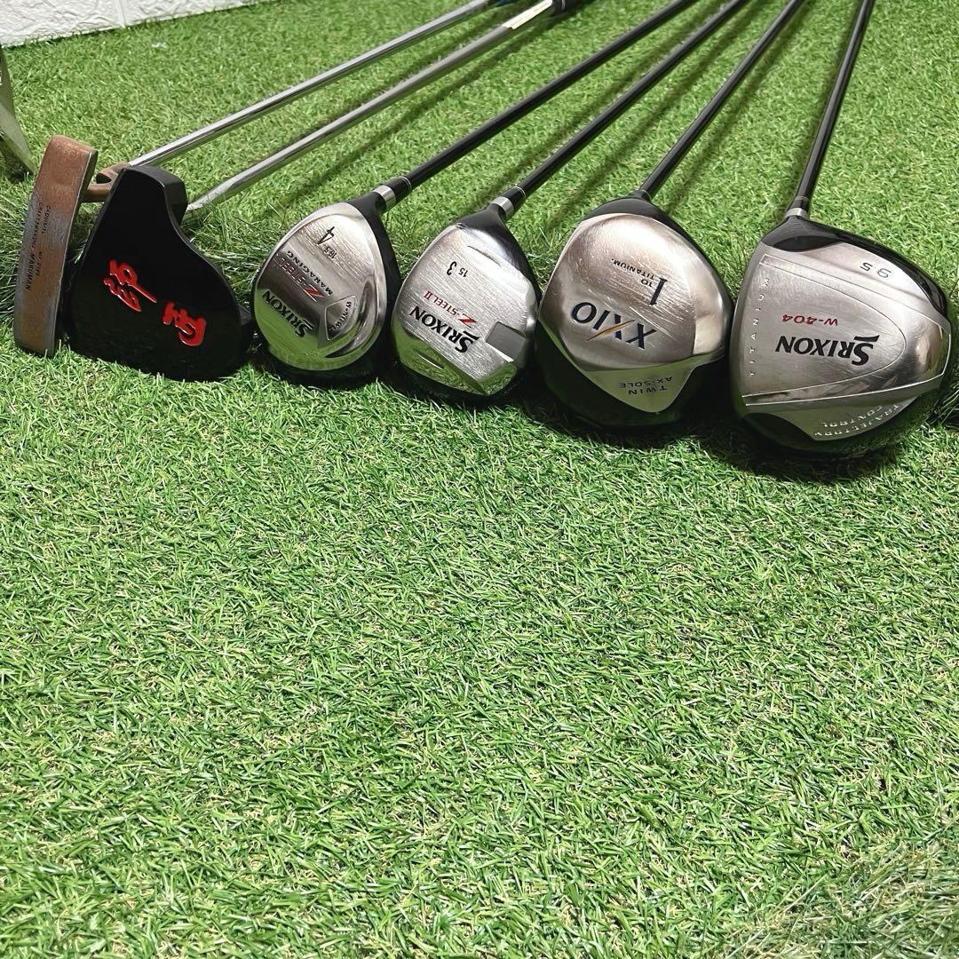 ゴルフを始める方にオススメ SRIXON他 メンズゴルフクラブ豪華15本セット