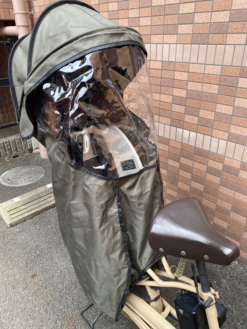 【新品】norokka リアチャイルドシート用　レインカバー　後部座席専用