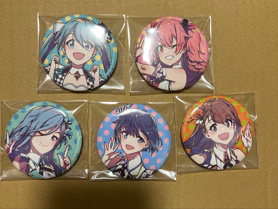 プロジェクトセカイ　缶バッジ　ハーフアニバーサリー展
