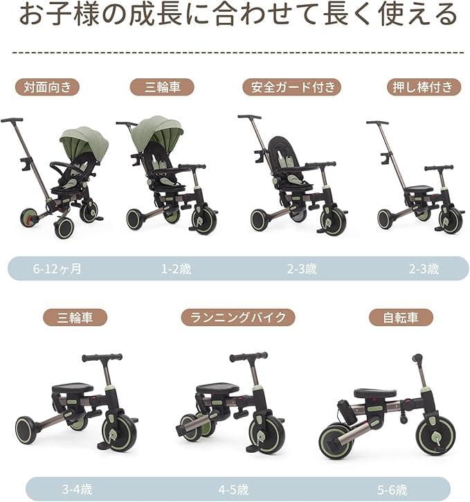 子供用三輪車 （グリーン）