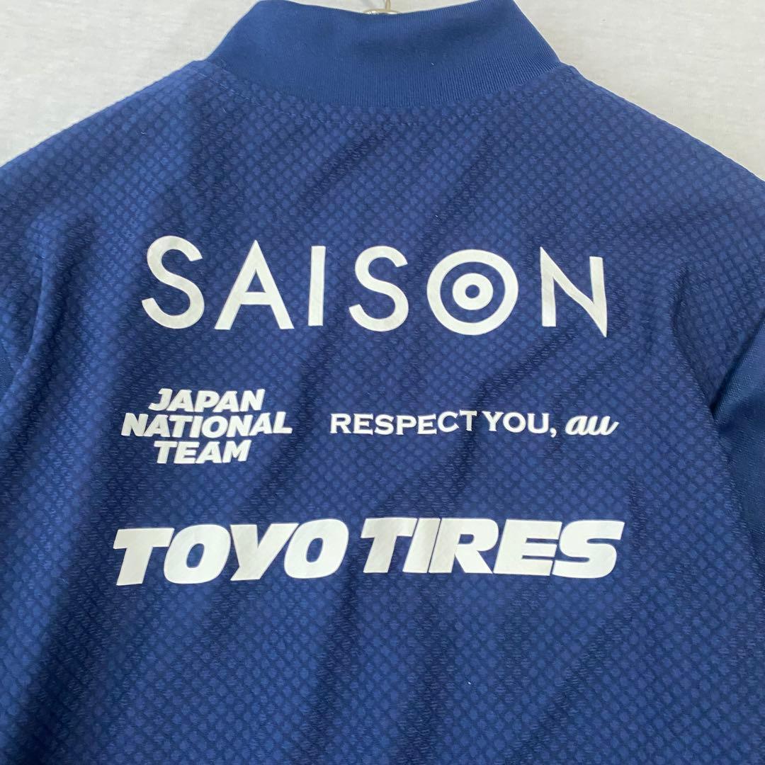 美品アディダス なでしこジャパン トレーニングジャージ サムホールハーフジップL