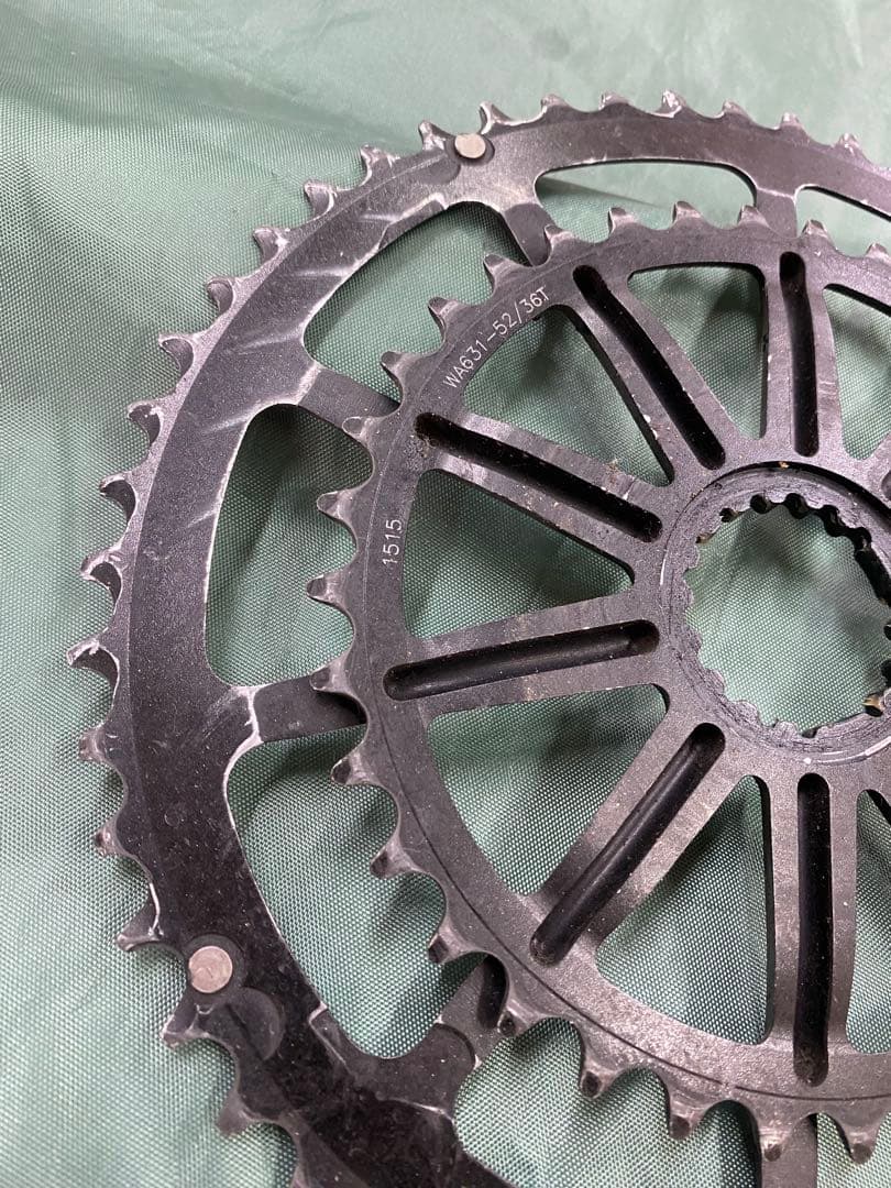 キャノンデールcannondale si クランク用チェーンリング52-36t