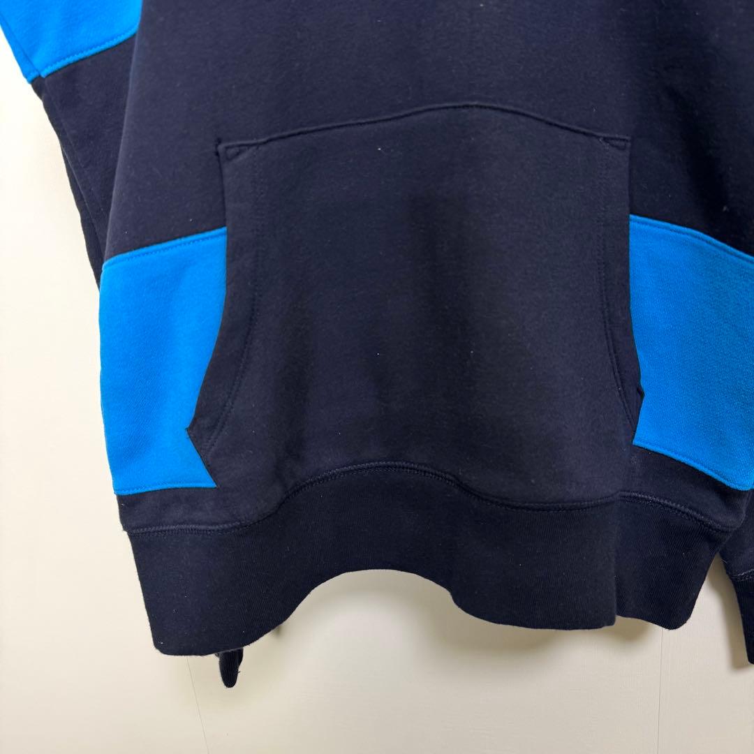 OLDGAP ラガースウェット 裏起毛 ボーダー　カンガルーポケット　長袖