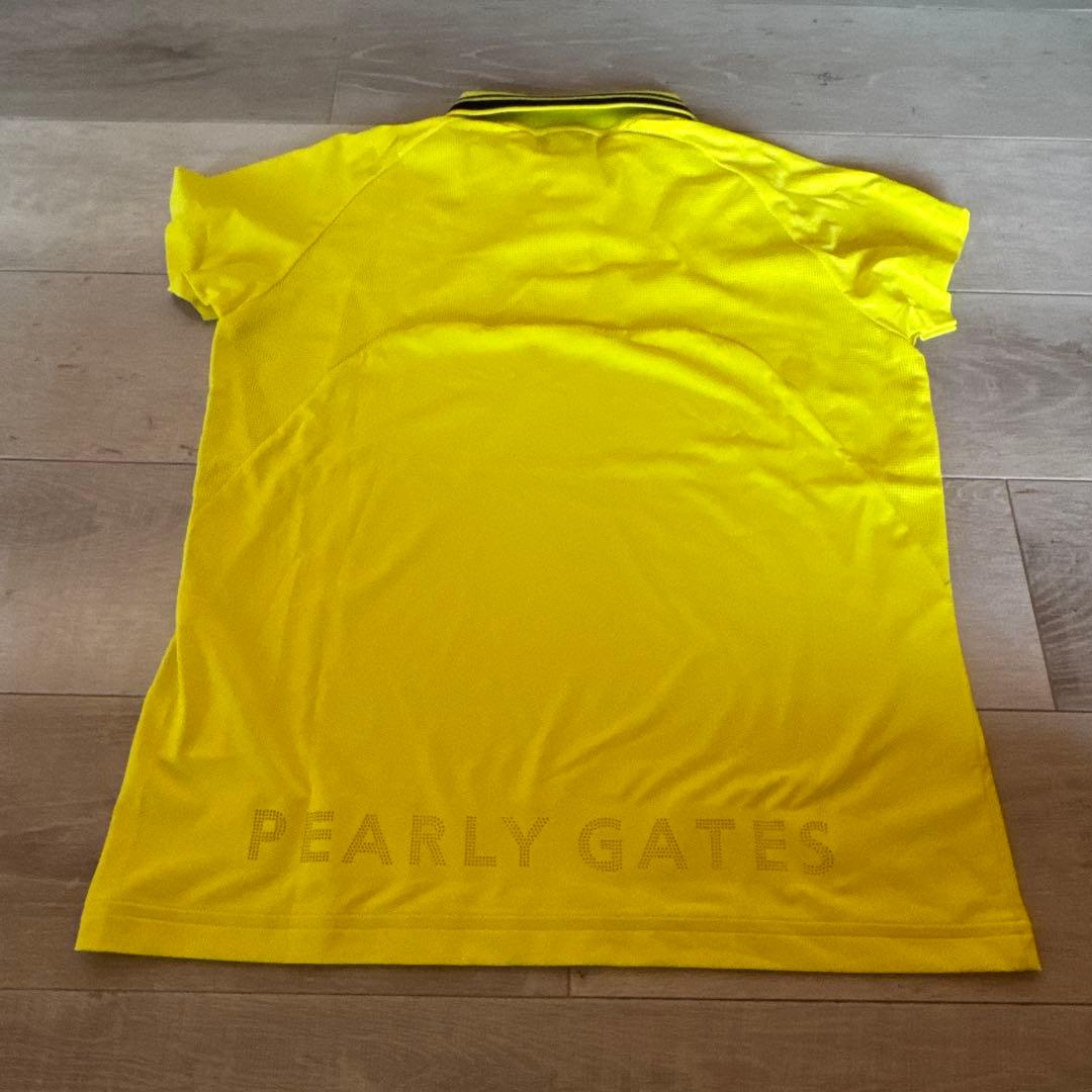 新品　PGG レディース ゴルフシャツ イエロー 1