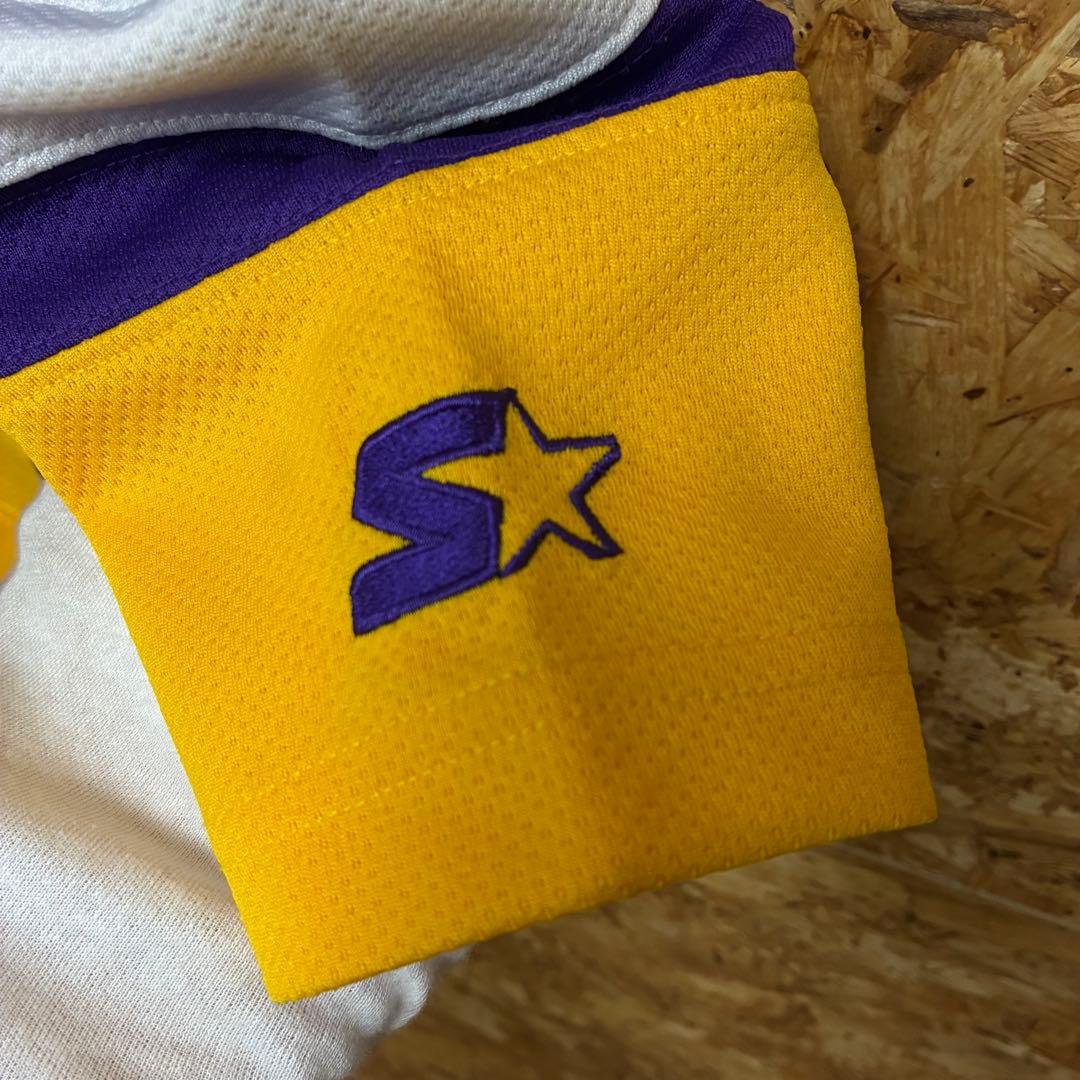 ★STARTER×L.A.LAKERS★ゲームシャツ★サイズM★古着★送料無料★