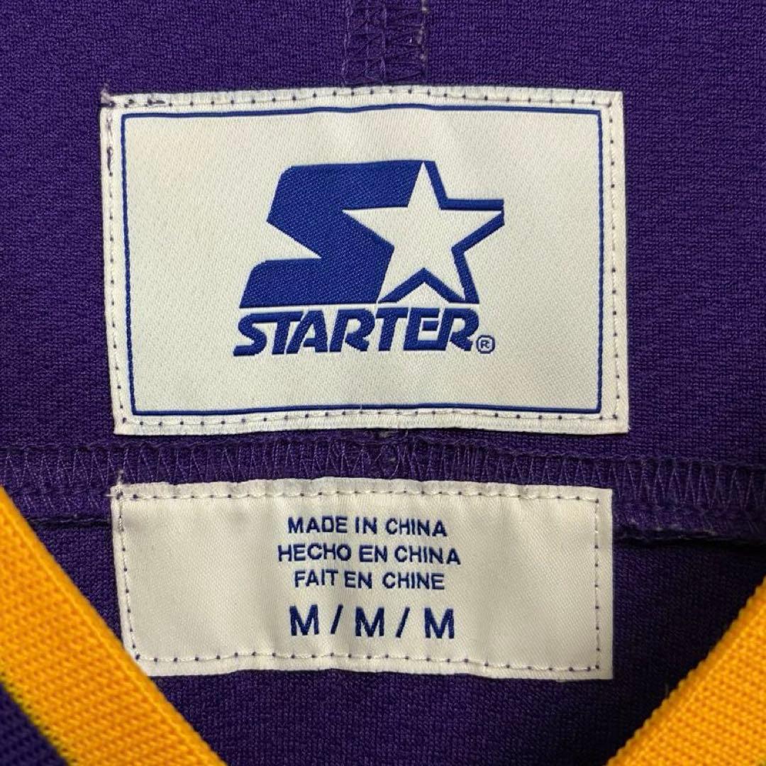 ★STARTER×L.A.LAKERS★ゲームシャツ★サイズM★古着★送料無料★