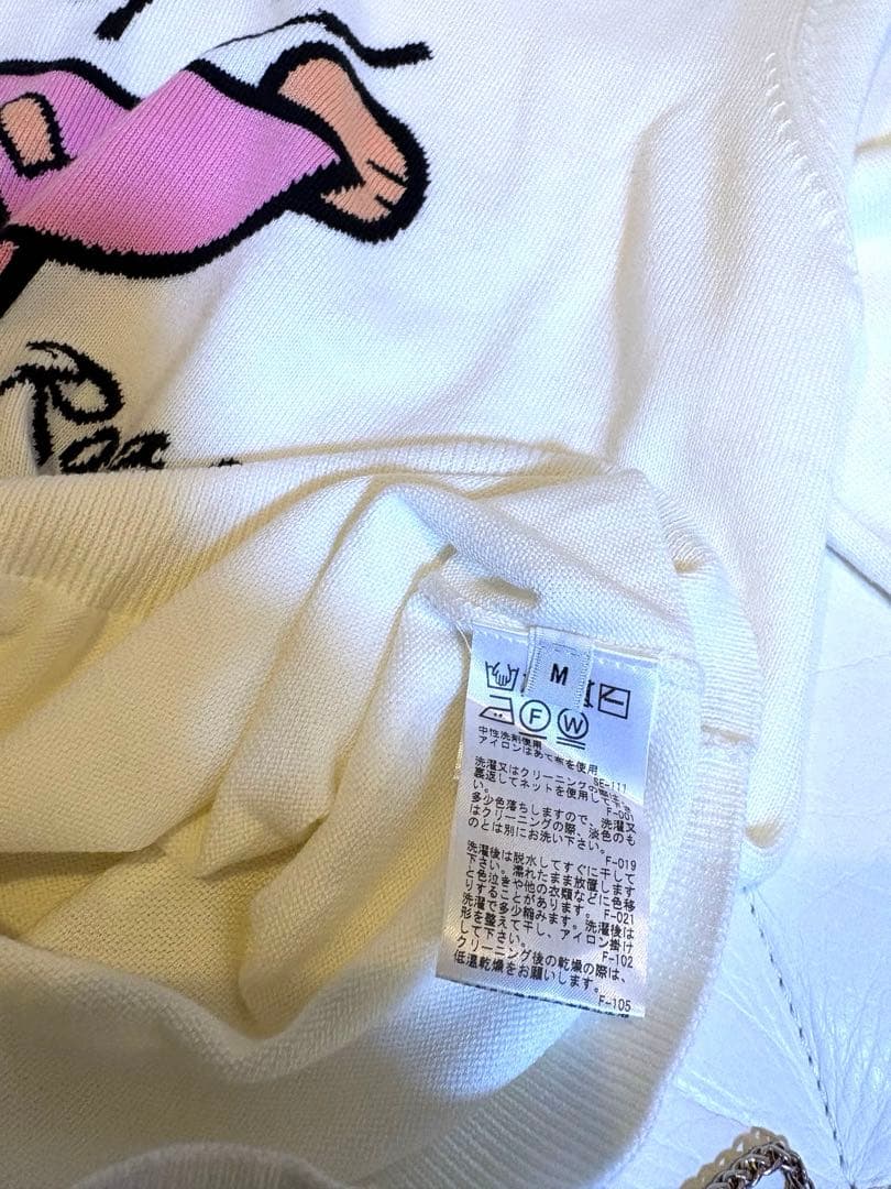 美品　Jun & Ropé ジュンロペ　ニット　セーター　M ピンク ゴルフ