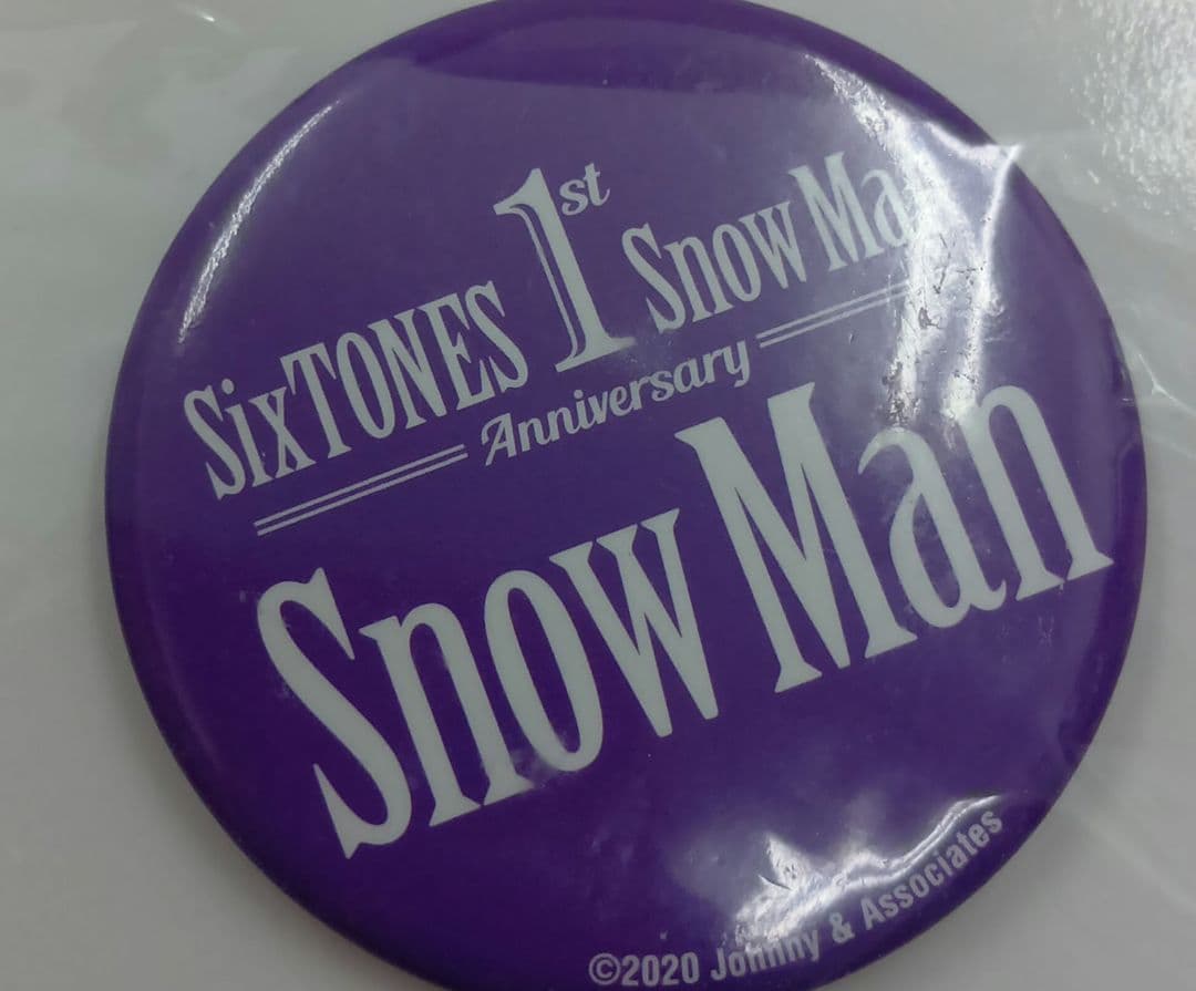 ❶ Man 1st Anniversary 缶バッジ ステッカーセット
