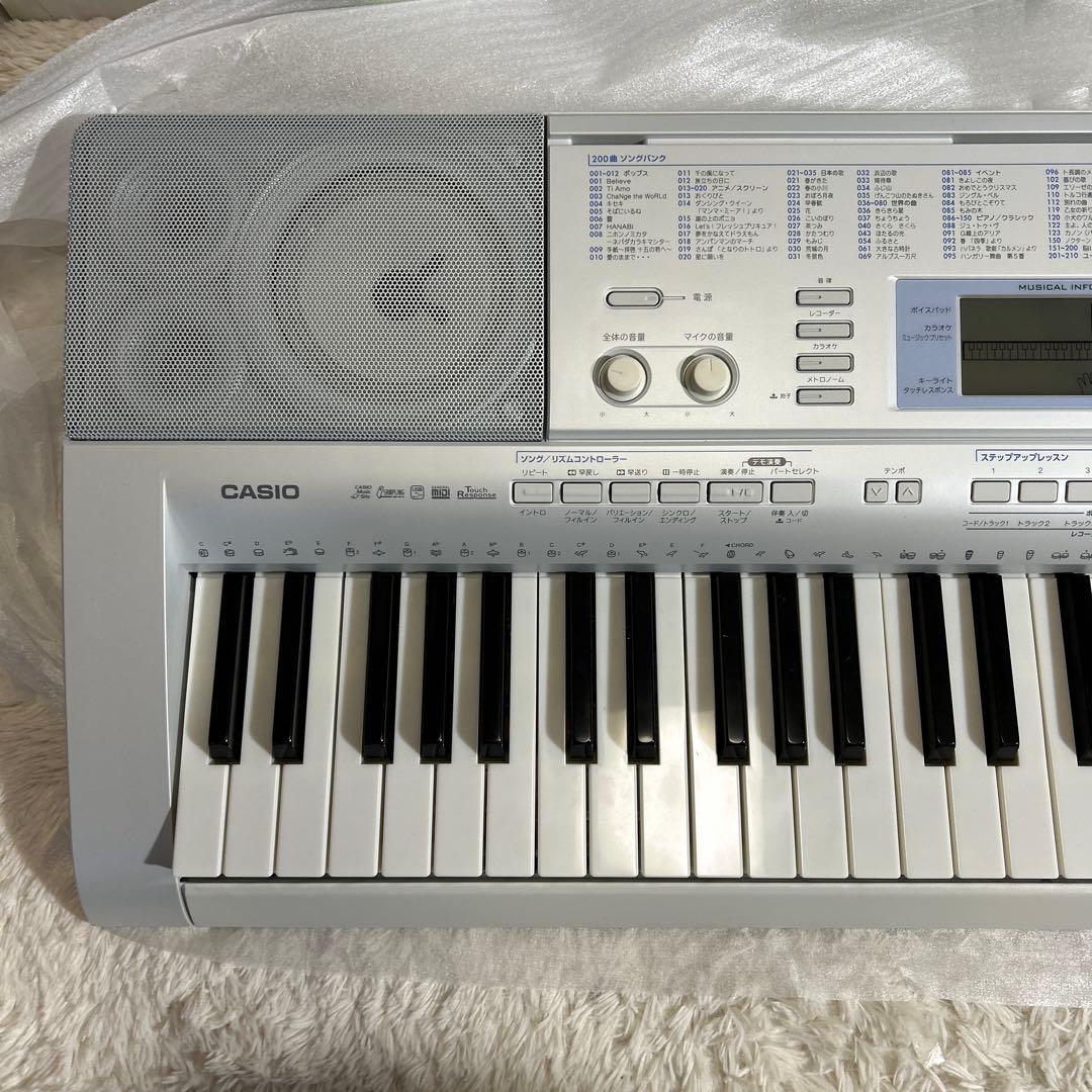 【美品】カシオキーボード スタンド付き　CASIO LK-207