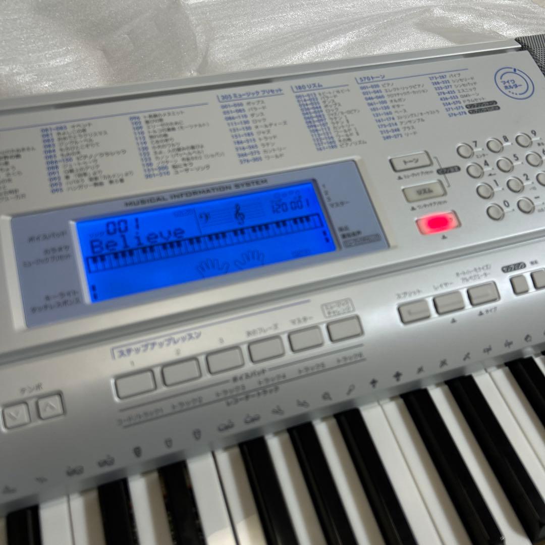 【美品】カシオキーボード スタンド付き　CASIO LK-207