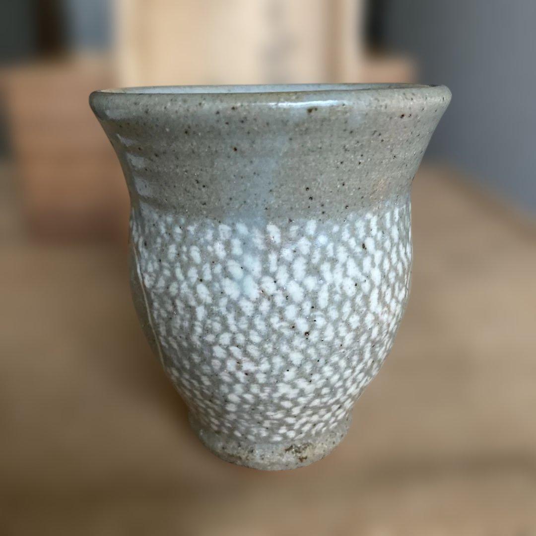 島岡達三作　象嵌夫婦湯呑共箱