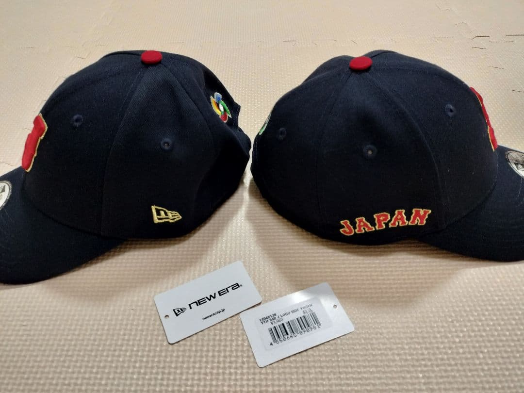 NEW ERA 9FORTY J ロゴ キャップ キッズ　ジュニア　２つセット