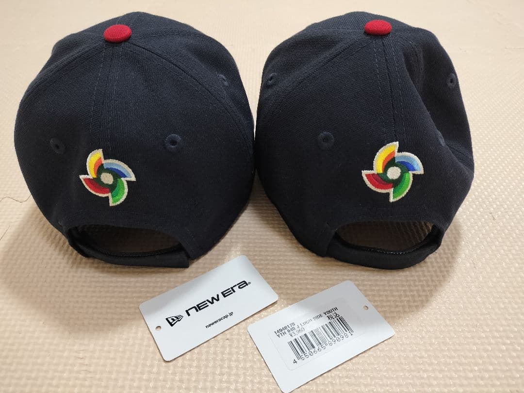 NEW ERA 9FORTY J ロゴ キャップ キッズ　ジュニア　２つセット