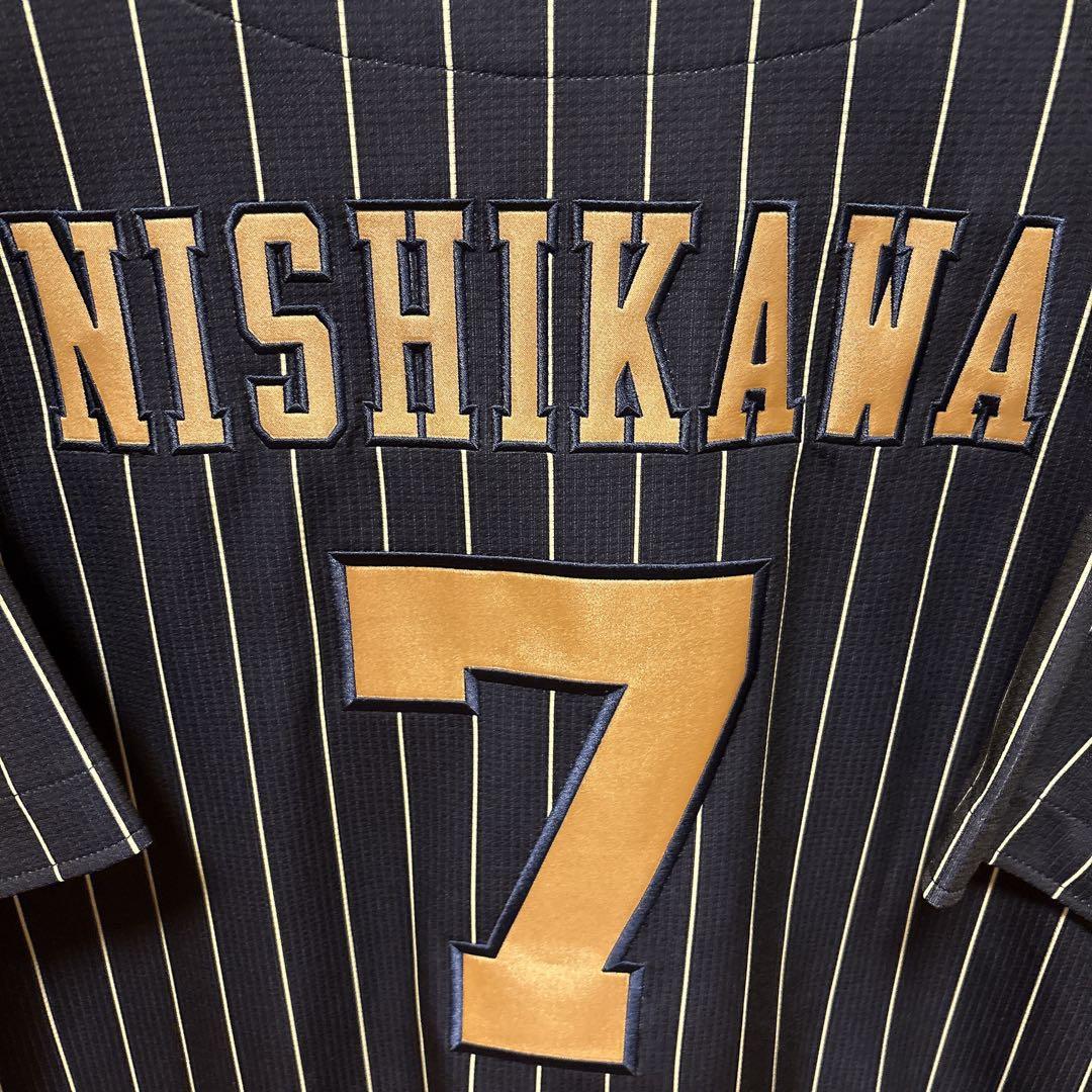 オリックスバファローズ　西川龍馬　サードユニフォーム　O（XL）