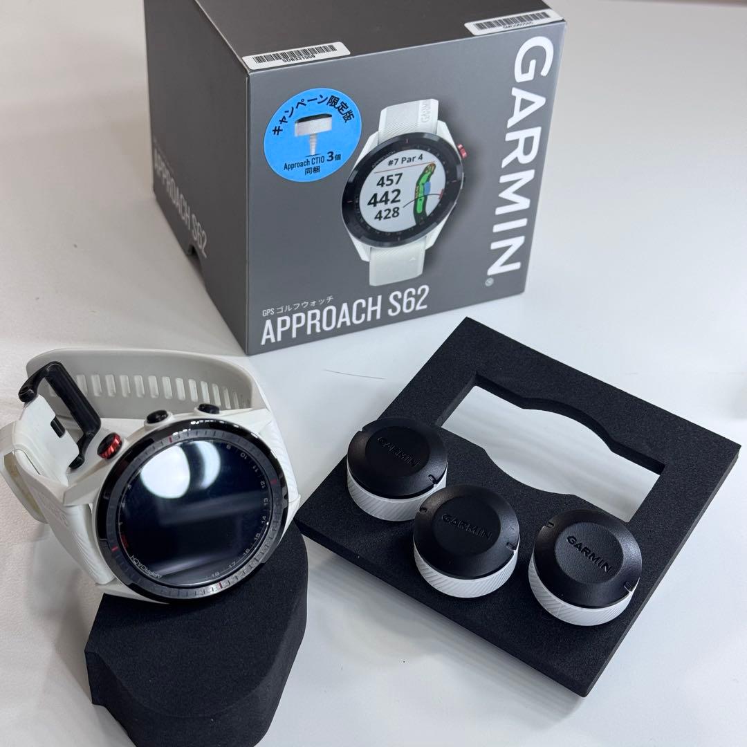 Garmin Approach S62 GPSナビ ホワイト ＋おまけ