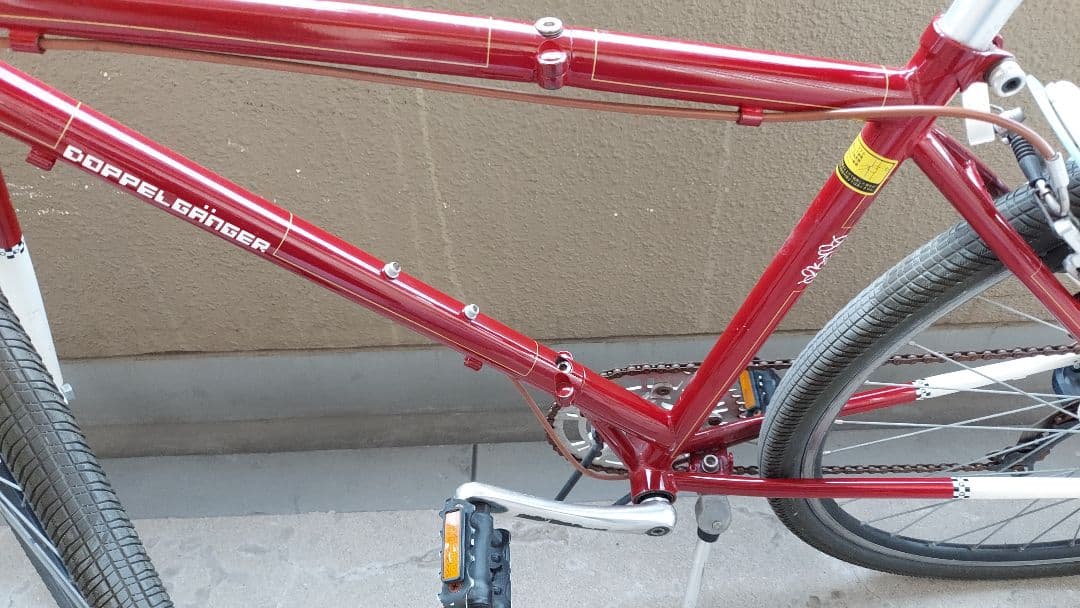 DOPPELGANGER ドッペルギャンガー 折りたたみ自転車　700c 赤