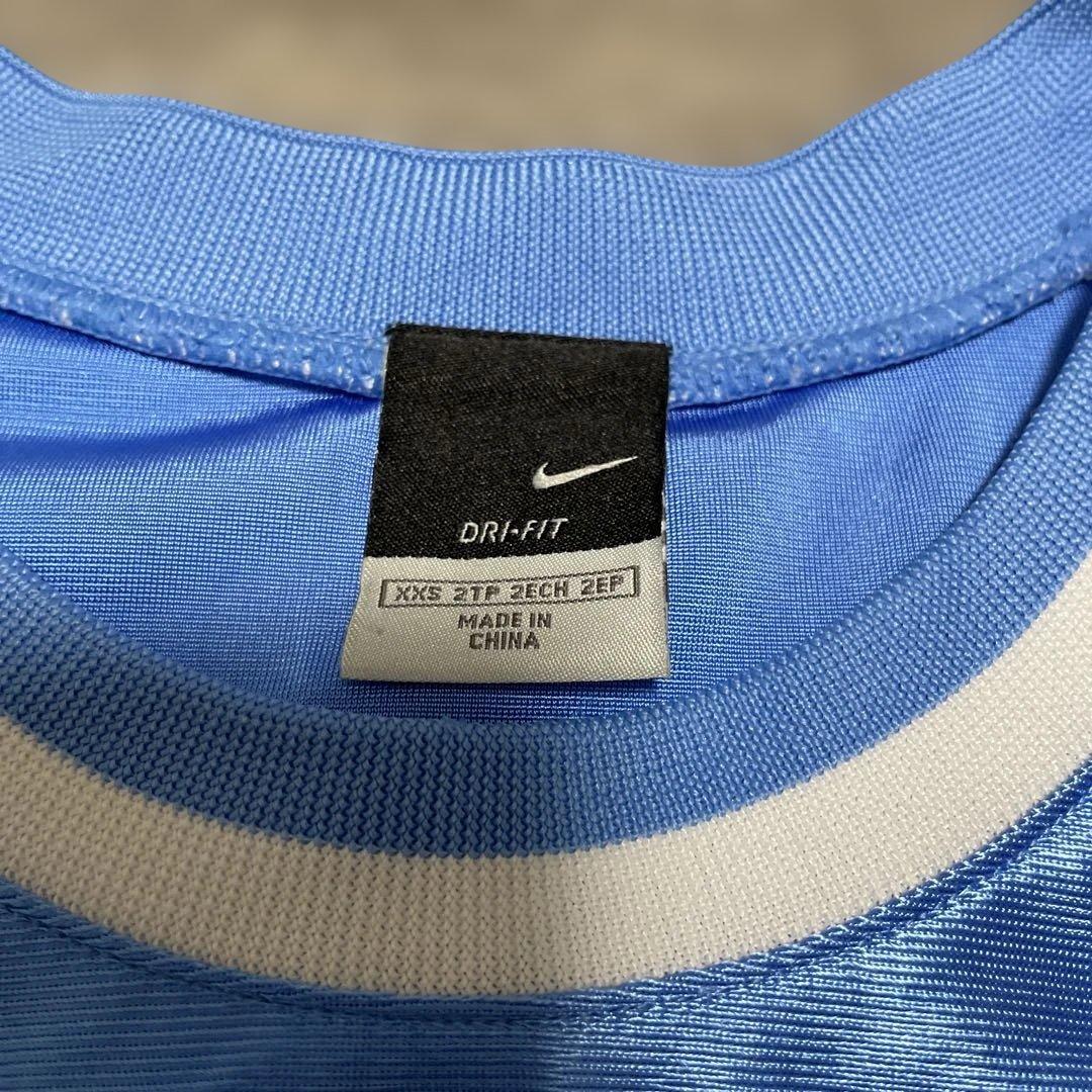 極美品 NIKE SWOOSHロゴ刺繍 Basketball Shirt XXS