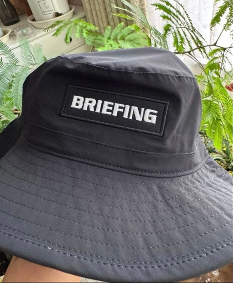 BRIEFING ブラック バケットハットゴルフ