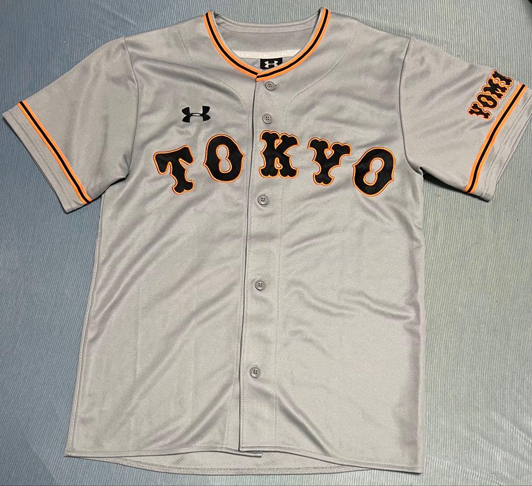 読売ジャイアンツ 亀井善行 ユニフォーム ビジター グレー S