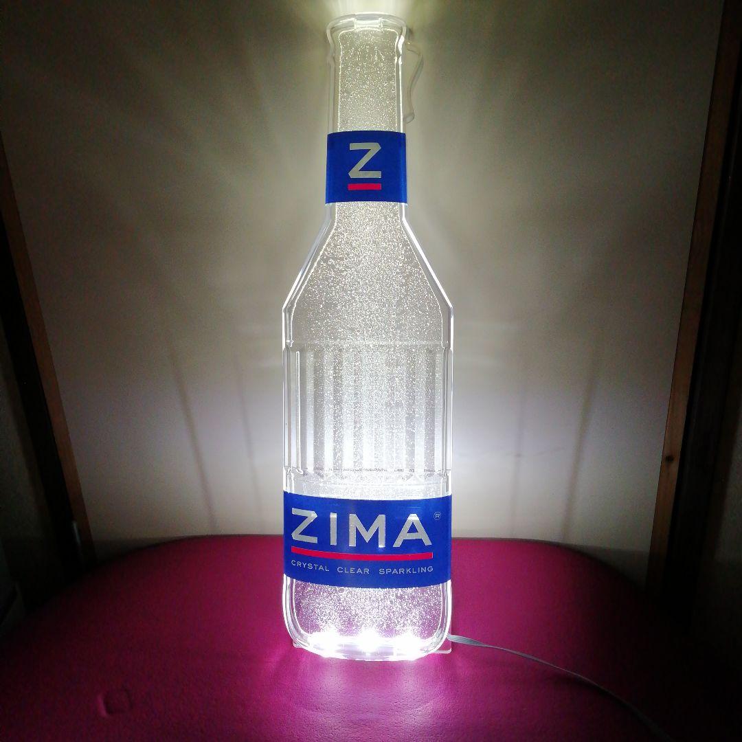 ZIMA　 LEDクリアボトルサイン　非売品