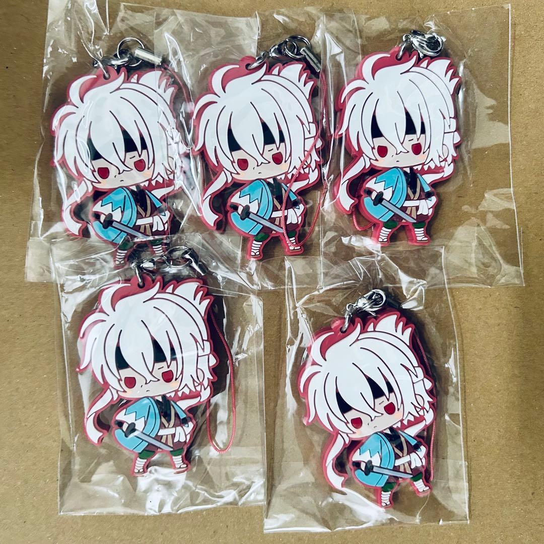 【希少】薄桜鬼 沖田総司 BOX特典 ラバスト フィギュア 缶バッジ 羅刹