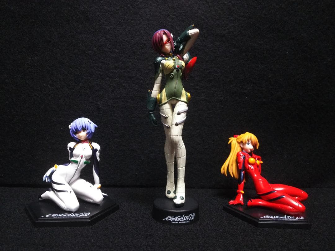 ◆◆海洋堂製◆◆Evangelionのレイ・マリ・アスカの7体フィギュアセット