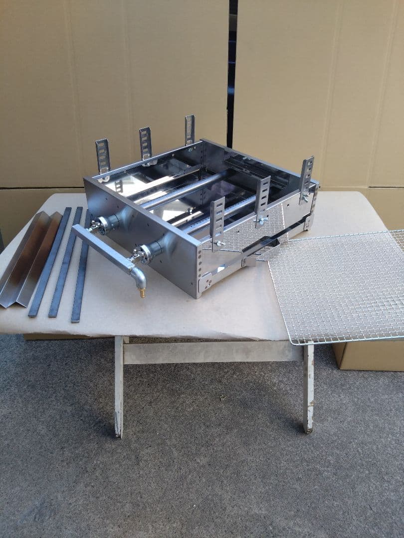 牡蠣小屋 魚介類 海鮮 焼き網 磯焼き ガスグリドル LP グリラー 幅45cm