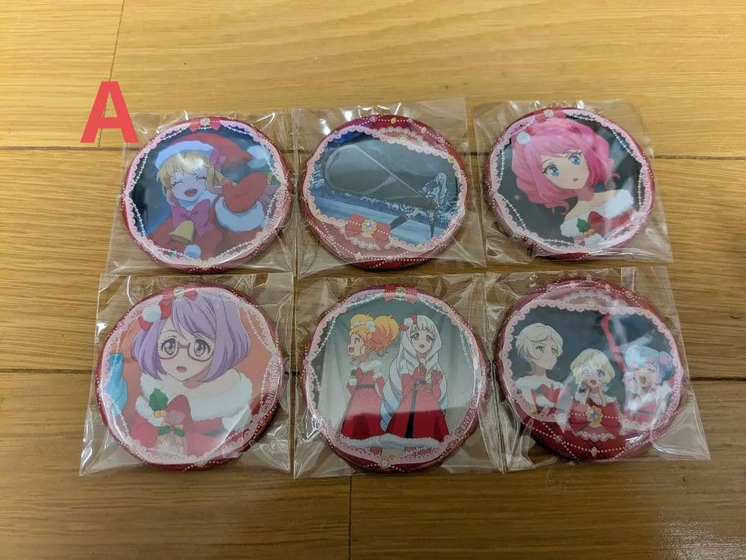 アイカツスターズ イオン限定 チェスクッキーA.B 缶バッジ コンプ 20個